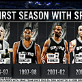 FIRST SEASON WITH SPURS