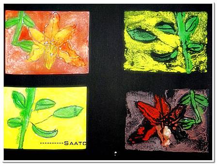 百合花版畫 薩奇美術教室 薩奇美術教室 痞客邦