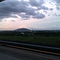 the scenery standing on the platform of Ciao-Tou MRT station