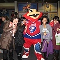 SACLI students with PEI Rockets (Hockey team) mascot
