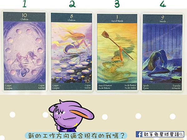 塔羅牌占卜 新的工作方向適合現在的我嗎 射手兔星球星語 痞客邦