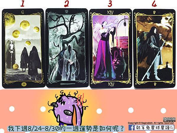 【塔羅運勢分析】─我下週8/24-8/30的一週運勢是如何呢