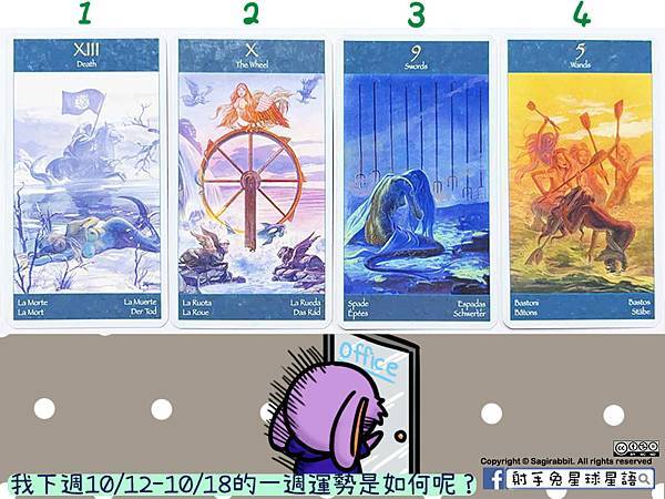 【塔羅運勢分析】─我下週10/12-10/18的一週運勢是如