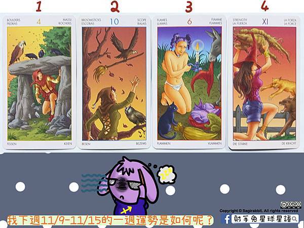 【塔羅運勢分析】─我下週11/9-11/15的一週運勢是如何