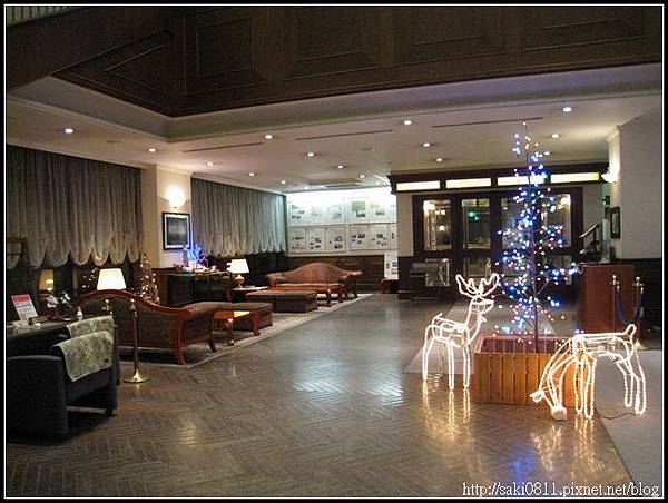 NORD HOTEL飯店也有聖誕擺飾喔