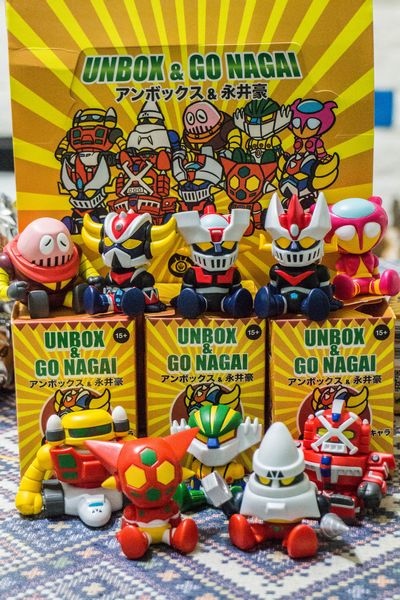 GoNagai x UNBOX 永井豪ブラインドBOXフィギュア無敵鐵金剛盒玩