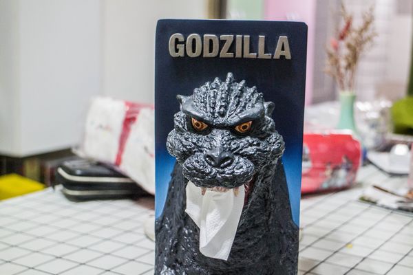 平成 哥吉拉 面紙盒 衛生紙盒 Godzilla (20).jpg