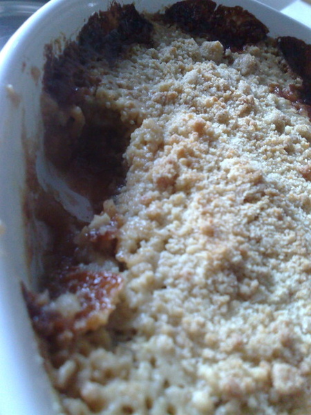 Apple crumble