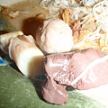 鴨肉丸，秀珍菇，鴨血.JPG