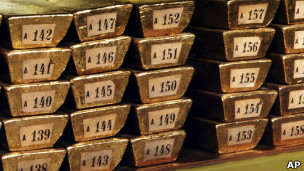 德國的黃金儲備量在全球僅次於美國