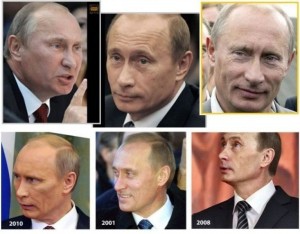 The various Putins can be seen in the picture below