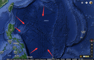 Google地圖上可以看到的各大洋海底橫亙數千公里的這些”海底直線”是怎麼回事.png