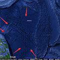 Google地圖上可以看到的各大洋海底橫亙數千公里的這些”海底直線”是怎麼回事.png
