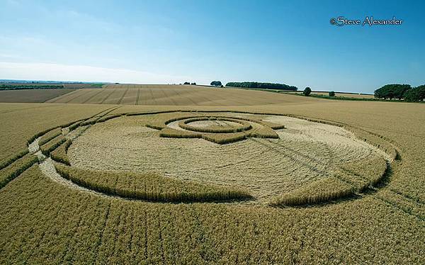 2018-7-10 英國漢普郡九重幾何形狀的麥田圈3.jpg