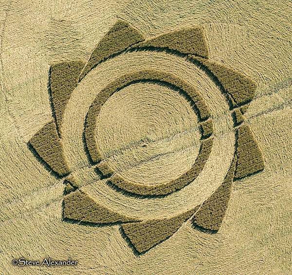 2018-7-10 英國漢普郡九重幾何形狀的麥田圈2.jpg