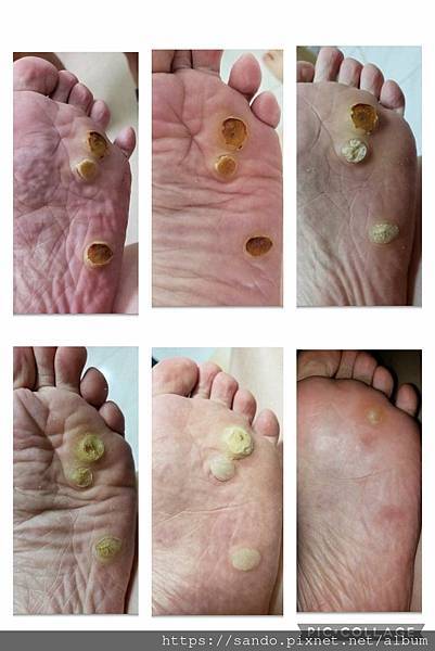 我在塗青草時更再加貼了一層小小的保鮮紙再貼上膠布，後來發覺效