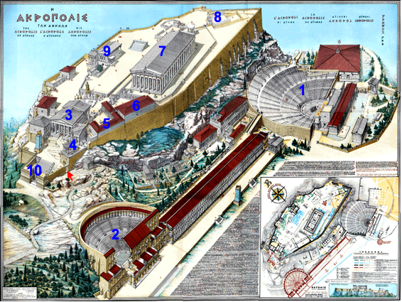 Acropolis平面圖