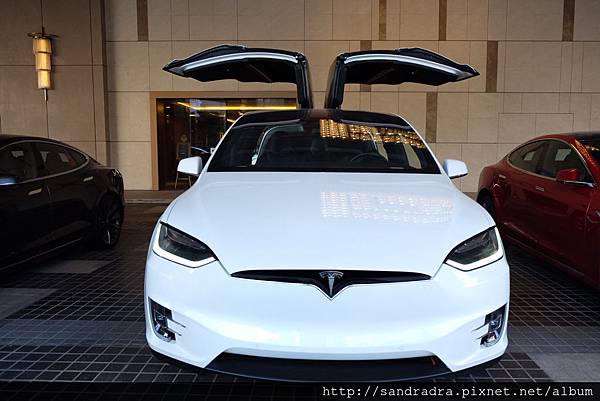 Tesla 特斯拉 Model X P100d 七人座時尚電動休旅車超美的鷹翼門 杉抓抓的很忙日記 Sandradra S Busy Life 痞客邦