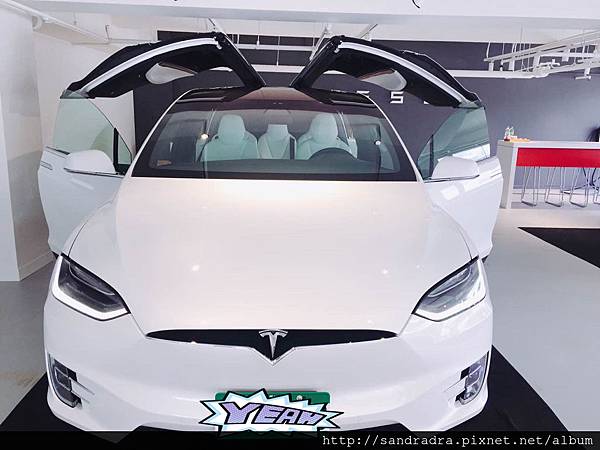 Tesla 特斯拉 Model X P100d 七人座時尚電動休旅車超美的鷹翼門 杉抓抓的很忙日記 Sandradra S Busy Life 痞客邦