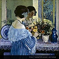 Frederick_Carl_Frieseke_-_Girl_in_Blue_Arranging_Flowers_-_Google_Art_Project.jpg