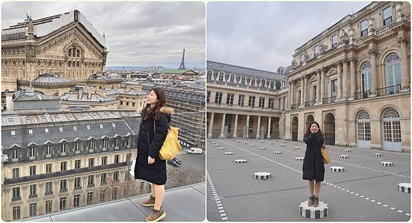 法國。巴黎// 老佛爺百貨頂樓免費欣賞巴黎市景。巴黎歌劇院。