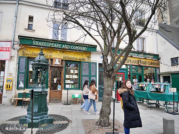 法國。巴黎// 塞納河左岸半日遊：莎士比亞書店->聖母院->