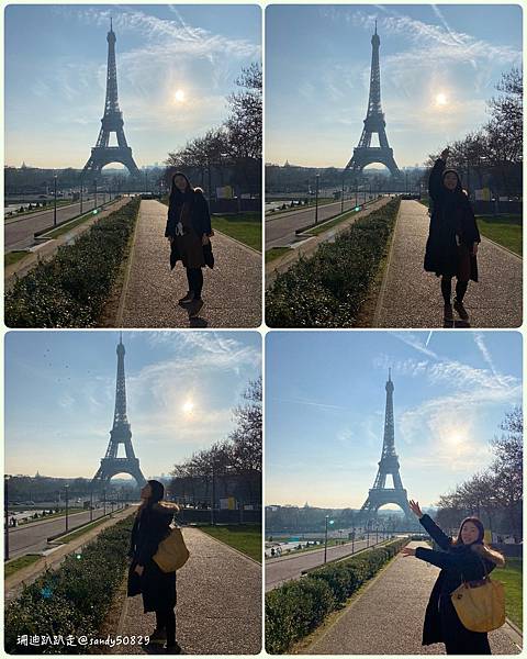 法國。巴黎// 巴黎鐵塔最佳拍攝路線：夏佑宮->比爾阿克姆橋