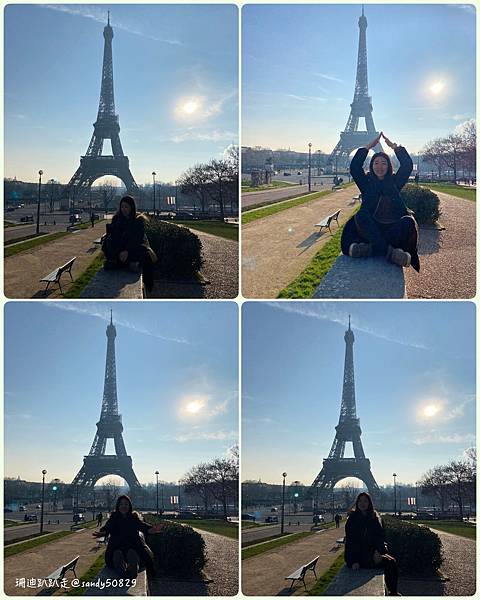 法國。巴黎// 巴黎鐵塔最佳拍攝路線：夏佑宮->比爾阿克姆橋