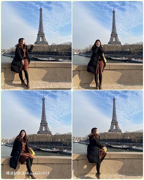 法國。巴黎// 巴黎鐵塔最佳拍攝路線：夏佑宮->比爾阿克姆橋