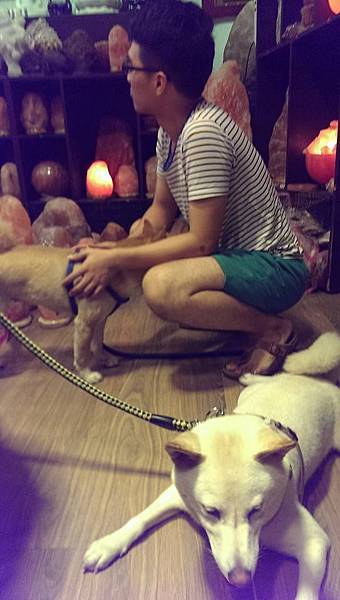 鹽燈之子睿與毛小孩 象山第一站 鹽燈之子睿與毛小孩 象山第一站