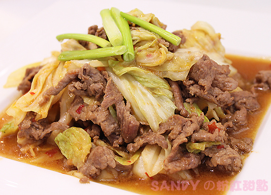 澳洲肉類畜牧協會活動 2014新鮮澳洲牛肉 型男靓女醋溜廚房 高麗菜炒牛肉 串煎板腱彩蔬 實作篇 Sandy の粉紅甜點