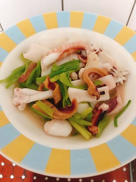 芹菜炒三鮮 芹菜炒三鮮
