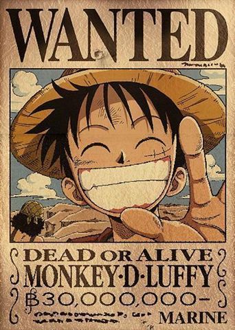 wanted-luffy