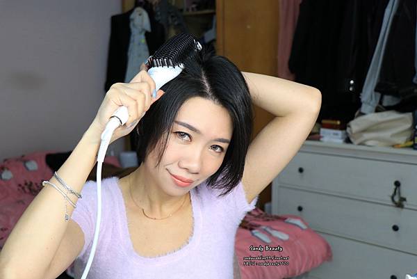 IMG_4366.jpg 仙蒂小姐愛漂亮:MUNICHI 沐尼黑 ION負離子溫控直髮梳 直捲兩用搭配MCH陶瓷防燙梳