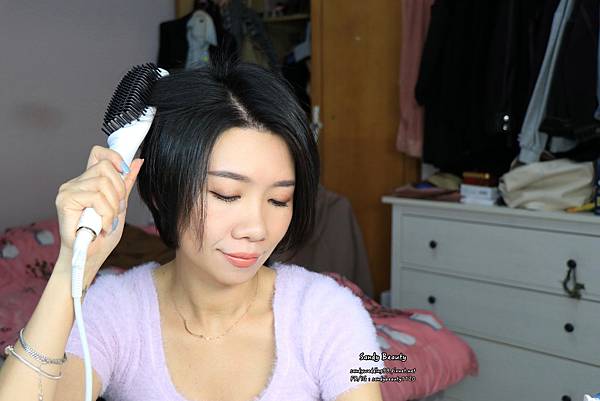 IMG_4367.jpg 仙蒂小姐愛漂亮:MUNICHI 沐尼黑 ION負離子溫控直髮梳 直捲兩用搭配MCH陶瓷防燙梳