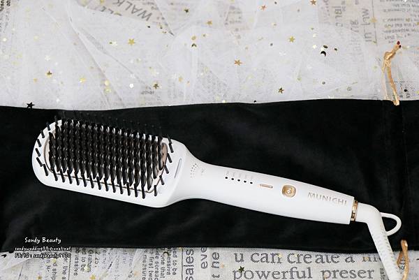 IMG_6249.jpg 仙蒂小姐愛漂亮:MUNICHI 沐尼黑 ION負離子溫控直髮梳 直捲兩用搭配MCH陶瓷防燙梳