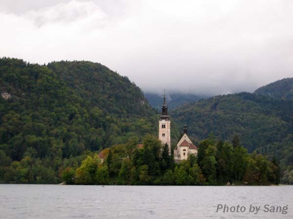 Bled Lake湖中島