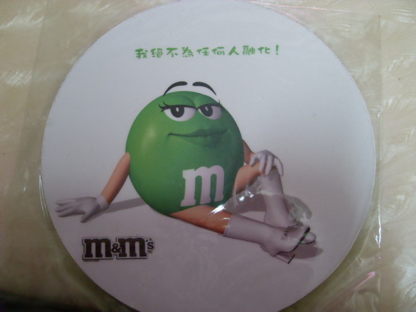 m&m滑鼠墊