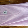 奧黛莉雪紡紗粉紅色圓點裙子