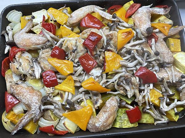 香烤三節翅時蔬