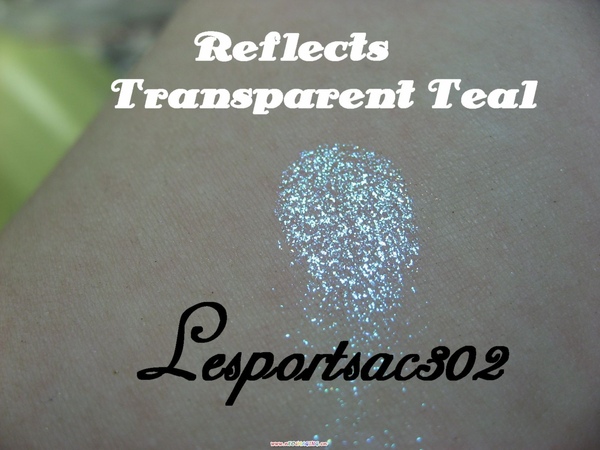 Reflects Transparent Teal
