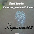 Reflects Transparent Teal