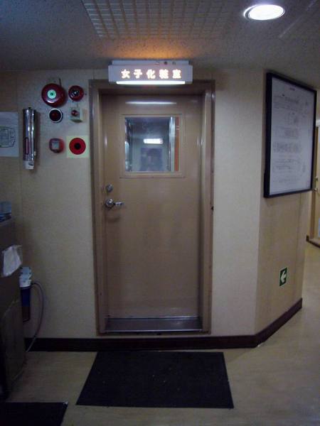 梳洗的女子化妝室