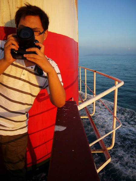 清晨６:００的海面上