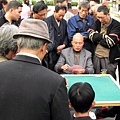 在復興公園聚賭的老人家