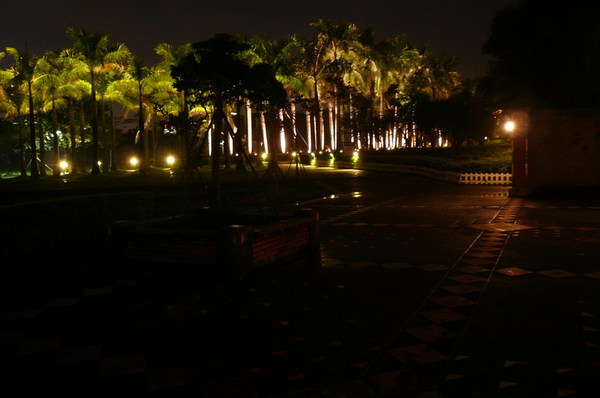 羅東公園，夜景