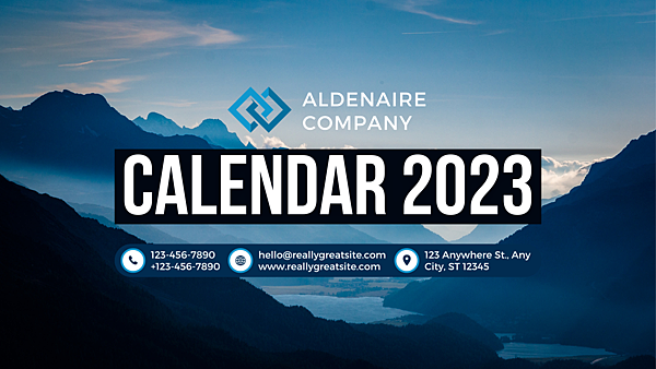 Blue Black and White Modern Company Calendar 2023.png