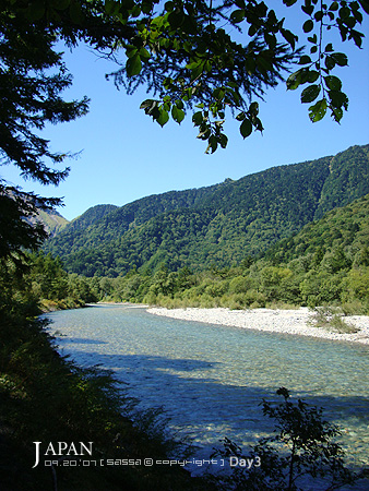 上高地。隸屬中部山岳國家公園