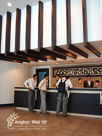 TARA ANGKOR HOTEL櫃檯