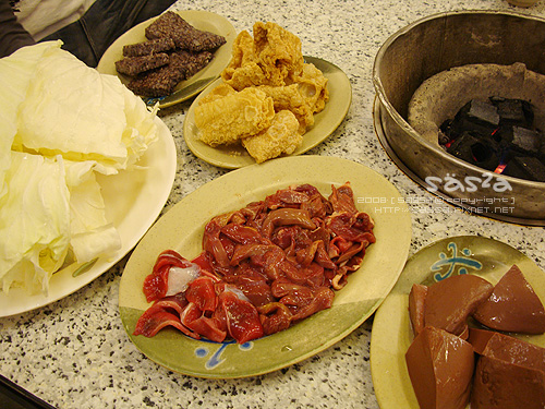 加點的食物